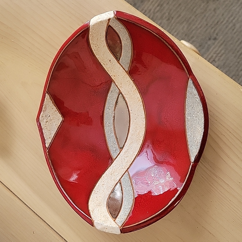 Vintage Ruderting Germany Pottery Bowl Dish